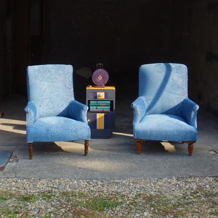 cestpascommode Paire de fauteuils anglais