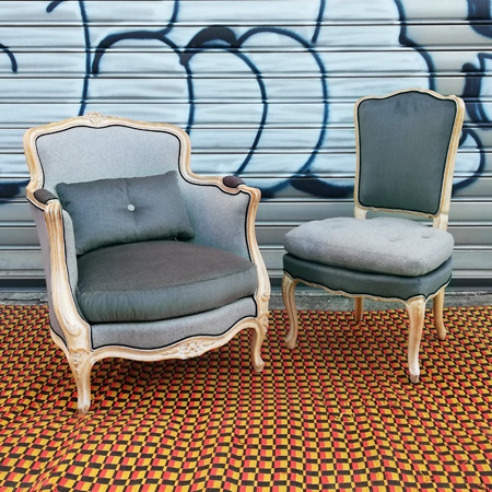 cestpascommode Bergère Louis XV et sa chaise